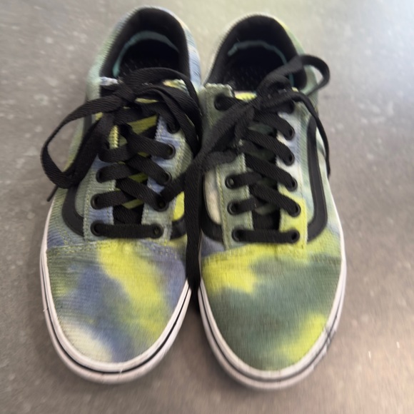 VANS Blotched Comfycush Old Skool Shoes - Picture 3 of 14